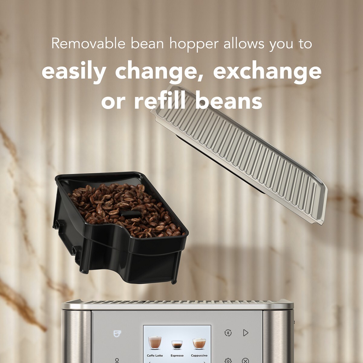 Fully Automatic Espresso Machine KF7 - Porcelain White - Image 4