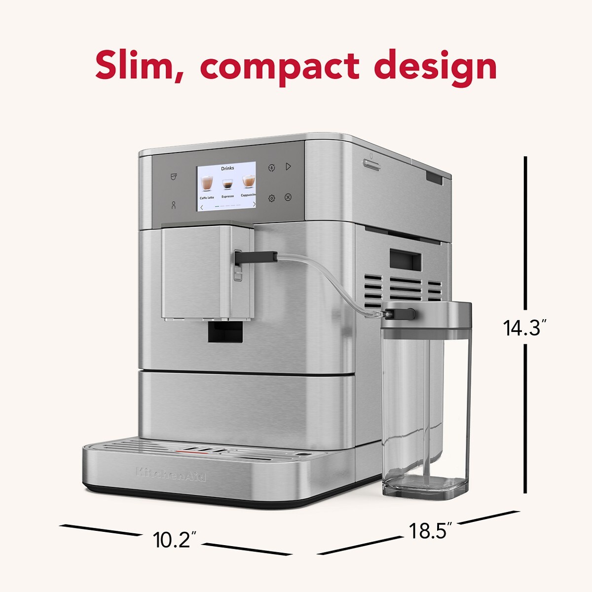 Fully Automatic Espresso Machine KF7 - Stainless Steel Finish - Image 2