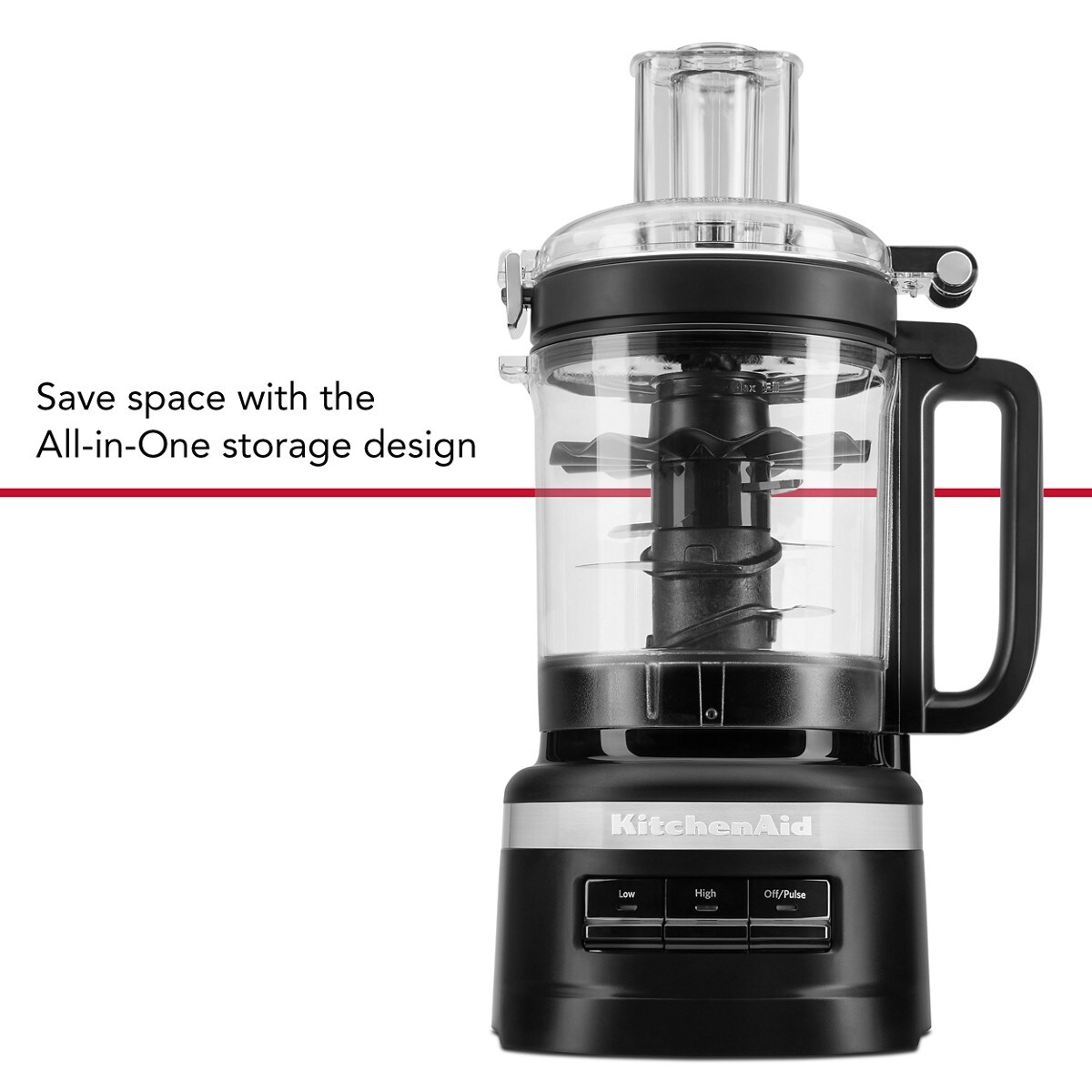 9 Cup Food Processor - Black Matte - Image 5