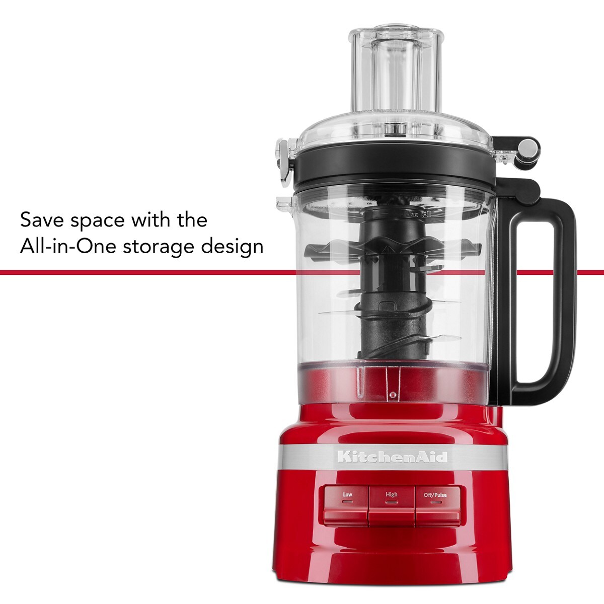 9 Cup Food Processor - Empire Red - Image 5