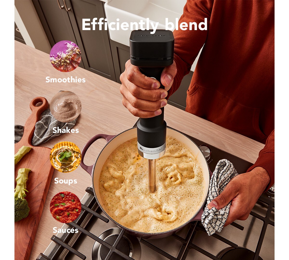 KitchenAid Go® Cordless Hand Blender - battery sold separately - Black Matte - Image 4