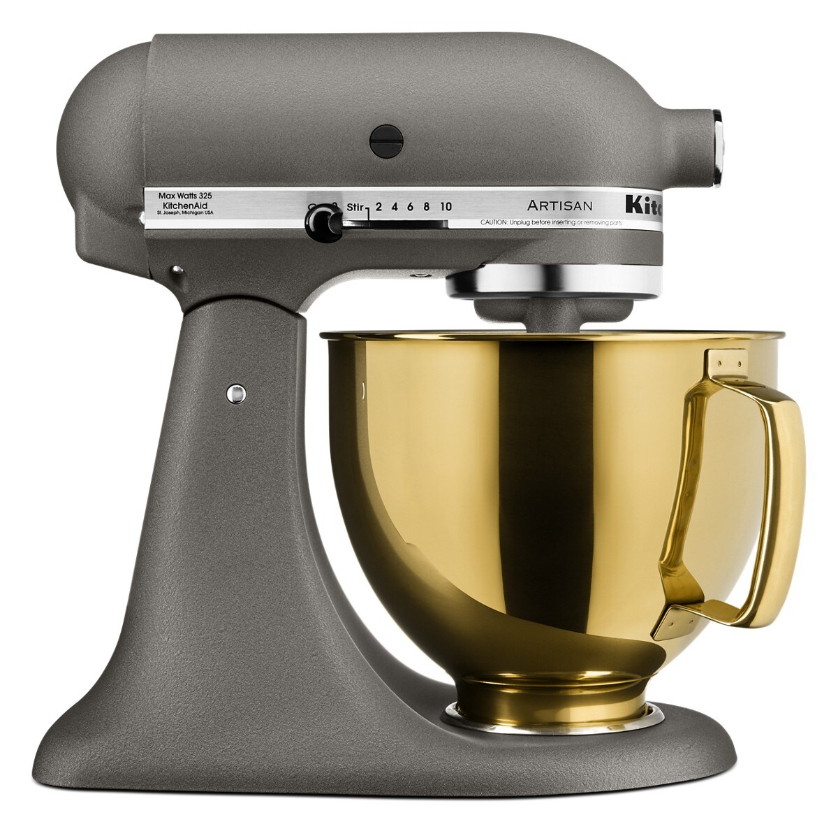 5 Quart Tilt-Head Metallic Finish Stainless Steel Bowl - Radiant Gold - Image 3
